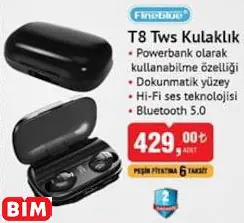 FİNEBLUE T8 TWS KULAKLIK FİNEBLUE T8 TWS KULAKLIK